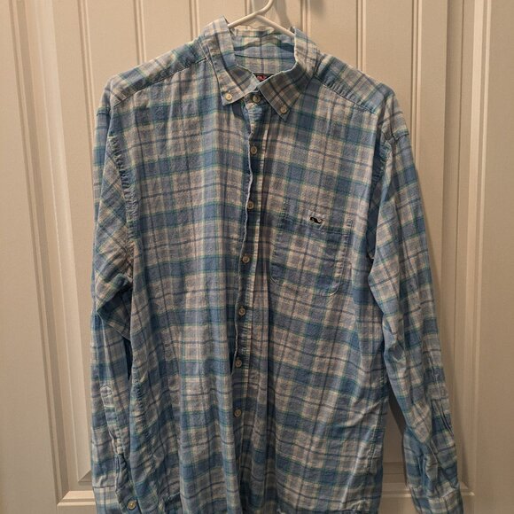 Vineyard Vines Linen Shirt - Size L - Picture 1 of 4